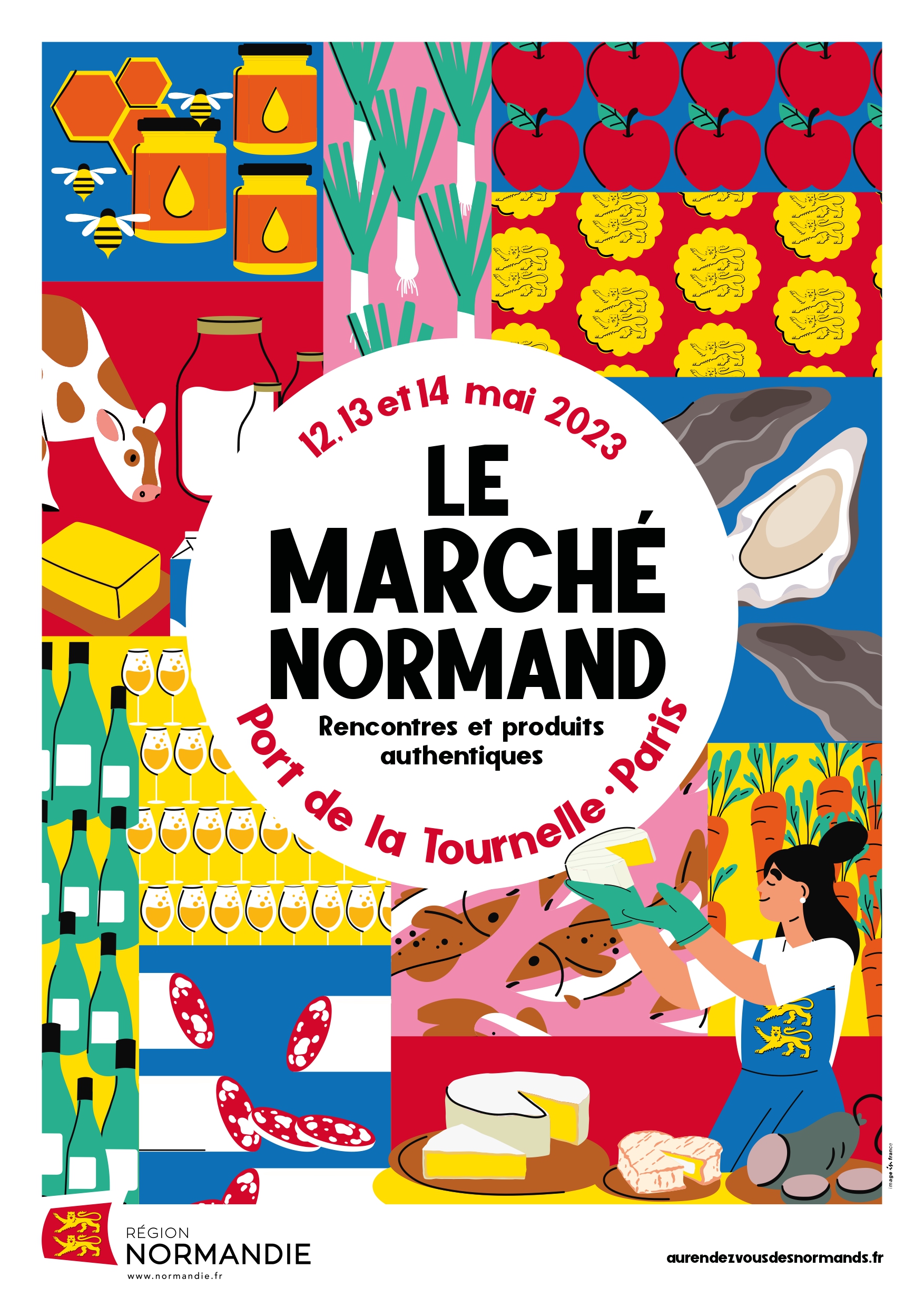 Le marché normand - Au rendez-vous des Normands
